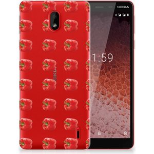 Nokia 1 Plus Siliconen Case Paprika Red
