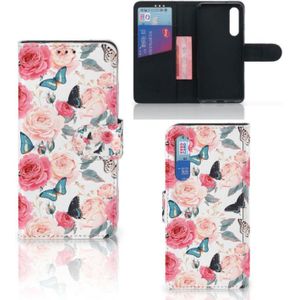 Xiaomi Mi 9 SE Hoesje Butterfly Roses