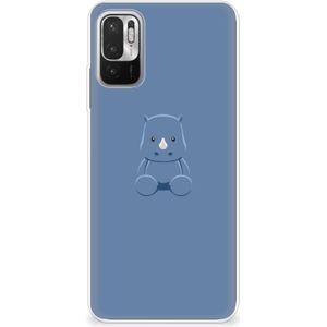 Xiaomi Redmi Note 10/10T 5G | Poco M3 Pro Telefoonhoesje met Naam Baby Rhino