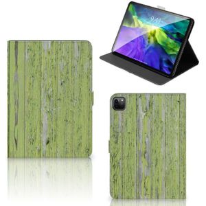iPad Pro 11 2020/2021/2022 Tablet Book Cover Green Wood