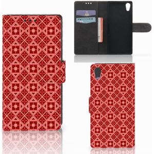 Sony Xperia XA1 Telefoon Hoesje Batik Rood