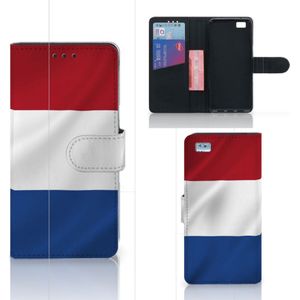 Huawei Ascend P8 Lite Bookstyle Case Nederlandse Vlag
