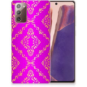 Siliconen Hoesje Samsung Note 20 Barok Roze