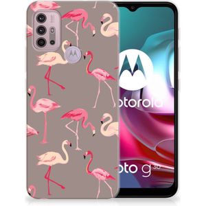 Motorola Moto G30 | G10 TPU Hoesje Flamingo