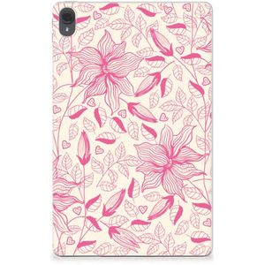 Lenovo Tab P11 | P11 Plus Siliconen Hoesje Pink Flowers