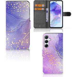 Hoesje voor Samsung Galaxy A55 Watercolor Paars