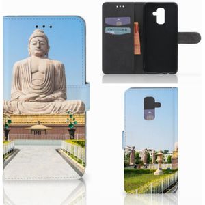 Samsung Galaxy A6 Plus 2018 Flip Cover Boeddha