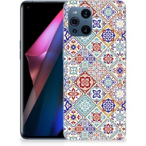 OPPO Find X3 | X3 Pro TPU Siliconen Hoesje Tiles Color