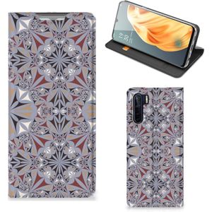OPPO Reno3 | A91 Standcase Flower Tiles