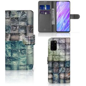 Wallet Case met Pasjes Samsung Galaxy S20 Plus Spijkerbroeken