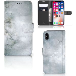 Hoesje Apple iPhone Xs Max Painting Grey