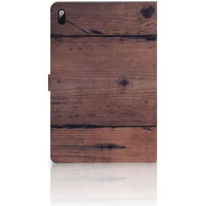 Samsung Galaxy Tab S7 FE | S7+ | S8+ Tablet Book Cover Old Wood