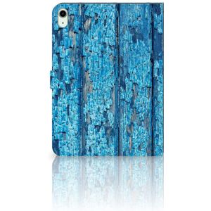 iPad Air (2020/2022) 10.9 inch Tablet Book Cover Wood Blue