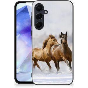 Samsung Galaxy A55 Dierenprint Telefoonhoesje Paarden