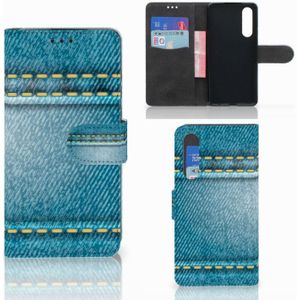 Huawei P30 Wallet Case met Pasjes Jeans