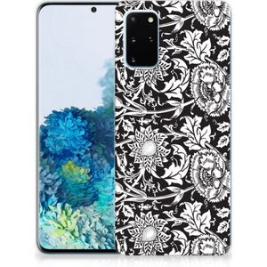 Samsung Galaxy S20 Plus TPU Case Black Flowers