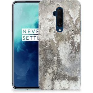 OnePlus 7T Pro TPU Siliconen Hoesje Beton Print