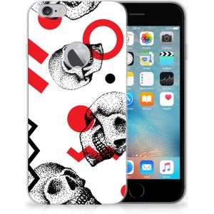 Silicone Back Case Apple iPhone 6 Plus | 6s Plus Skull Red