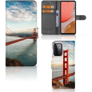 Samsung Galaxy A72 Flip Cover Golden Gate Bridge