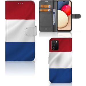 Samsung Galaxy A03s Bookstyle Case Nederlandse Vlag