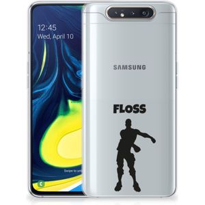 Samsung Galaxy A80 Telefoonhoesje met Naam Floss