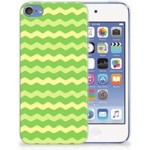 Apple iPod Touch 5 | 6 TPU bumper Waves Green
