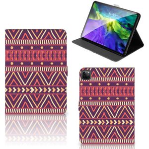 iPad Pro 11 2020/2021/2022 Tablet Hoes Aztec Paars