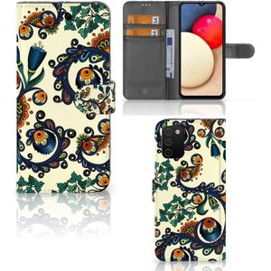 Wallet Case Samsung Galaxy A03s Barok Flower