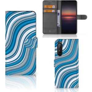 Sony Xperia 1 II Telefoon Hoesje Waves Blue