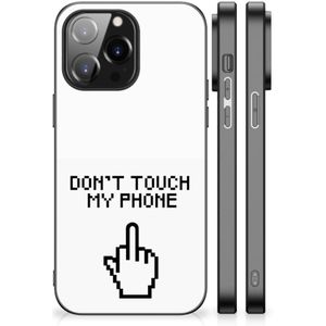 iPhone 14 Pro Max Telefoon Hoesje Finger Don't Touch My Phone