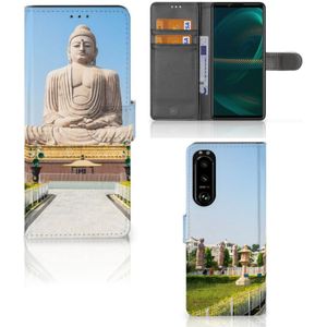 Sony Xperia 5III Flip Cover Boeddha