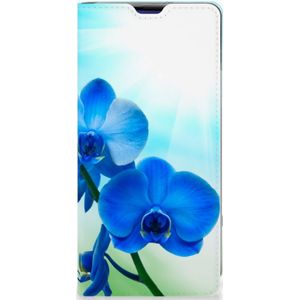 Samsung Galaxy S10 Plus Smart Cover Orchidee Blauw - Cadeau voor je Moeder