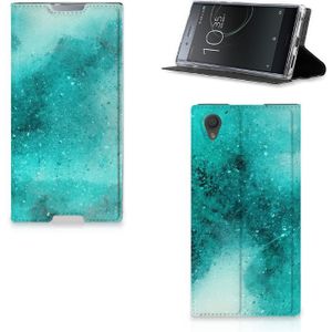 Bookcase Sony Xperia L1 Painting Blue