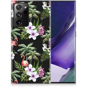 Samsung Galaxy Note20 Ultra TPU Hoesje Flamingo Palms