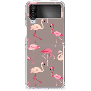 Samsung Galaxy Z Flip 4 TPU Hoesje Flamingo