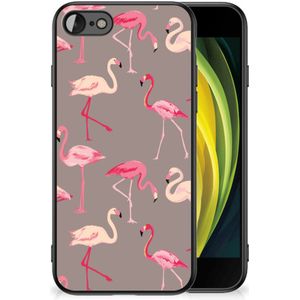 iPhone SE 2022 | SE 2020 | 7/8 Dierenprint Telefoonhoesje Flamingo