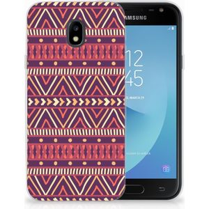 Samsung Galaxy J3 2017 TPU bumper Aztec Paars