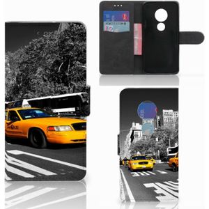 Motorola Moto G7 Play Flip Cover New York Taxi