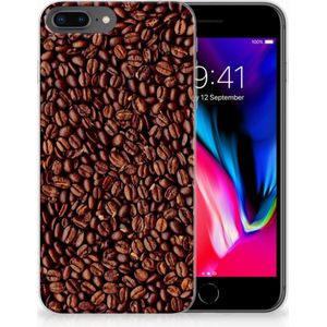 Apple iPhone 7 Plus | 8 Plus Siliconen Case Koffiebonen