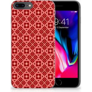 Apple iPhone 7 Plus | 8 Plus TPU bumper Batik Rood