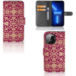 Wallet Case iPhone 13 Pro Barok Pink