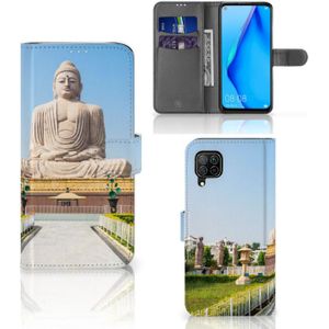 Huawei P40 Lite Flip Cover Boeddha