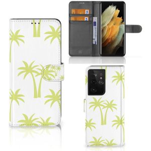 Samsung Galaxy S21 Ultra Hoesje Palmtrees