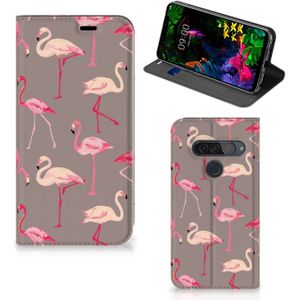 LG G8s Thinq Hoesje maken Flamingo