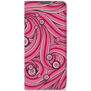 Motorola Moto G22 Bookcase Swirl Pink