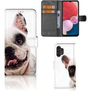 Samsung Galaxy A13 (4G) Telefoonhoesje met Pasjes Franse Bulldog