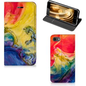 Bookcase iPhone 7 | 8 | SE (2020) | SE (2022) Watercolor Dark