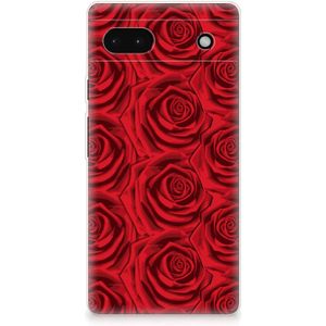 Google Pixel 6A TPU Case Red Roses