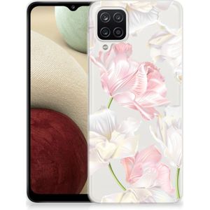Samsung Galaxy A12 TPU Case Lovely Flowers