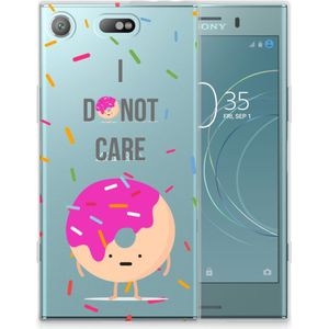 Sony Xperia XZ1 Compact Siliconen Case Donut Roze